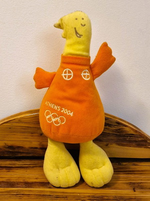 Plush Collectible Mascot Athens 2004 Olympic Games used