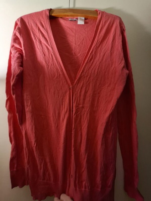 Coral cardigan La Redoute Collections like new, size 5XL