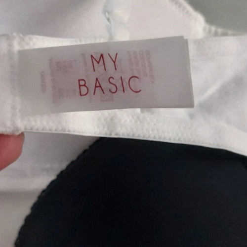 Set of 5 branded cotton T-shirt bras like new, sizes 70B-75C