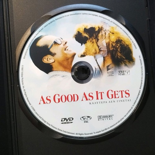 As Good As It Gets DVD like new, romantic comedy with subtitles
