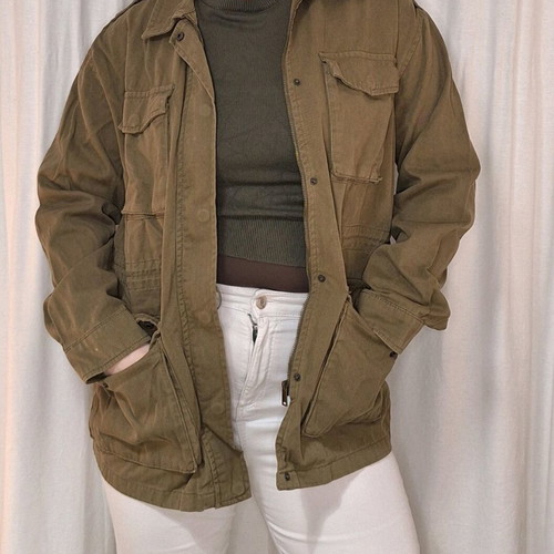 Stradivarius Khaki Jacket like new, size L