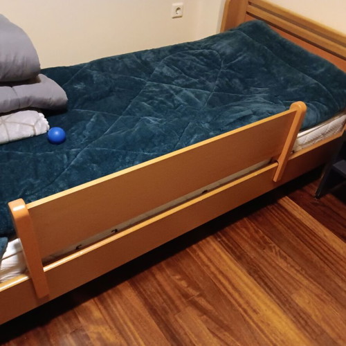 Vasileiadis children's and teen bed made of solid wood like new