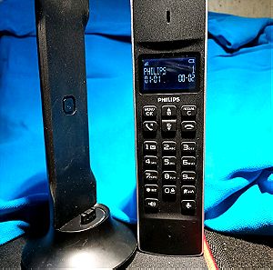Philips Linea Ασύρματο Τηλέφωνο με Aνοιχτή Aκρόαση Μαύρο