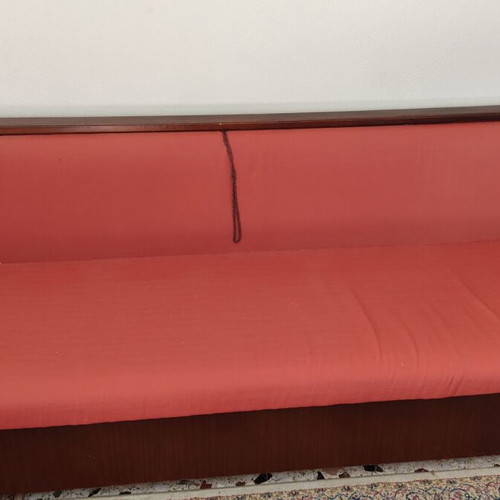 Sofa bed used with storage space