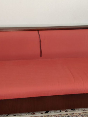Sofa bed used with storage space