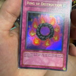 Κάρτα Yu-Gi-Oh Ring of Destruction limited edition χρυσή μεταχειρισμένη
