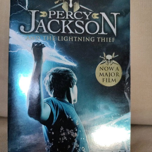 Percy Jackson and the Lightning Thief book like new, English