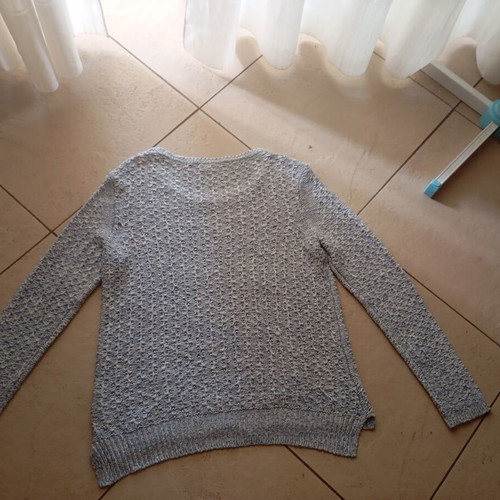 Winter light-colored blouse, size large