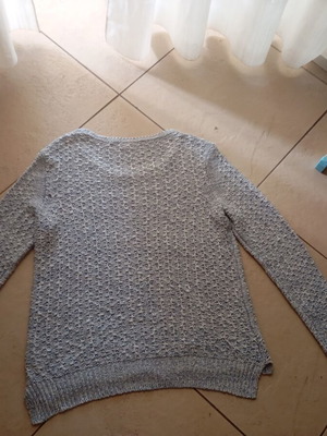 Winter light-colored blouse, size large
