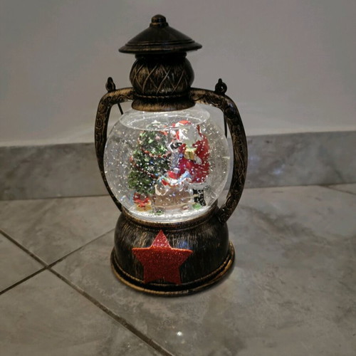Christmas decoration like new with light and moving snowflakes