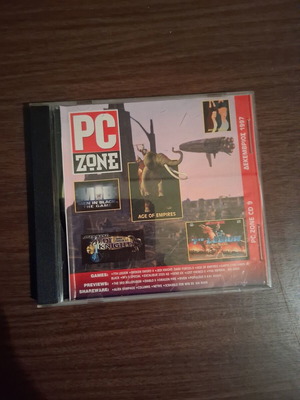 PC Zone CD 9 μεταχειρισμένο ρετρό ελληνικό περιοδικό CD-ROM Δεκέμβριος 1997