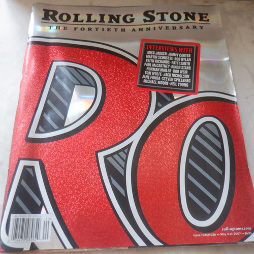 Rolling Stone 40th Anniversary Music Magazine, rare
