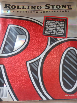 Rolling Stone 40th Anniversary Music Magazine, rare