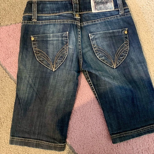 Jean bermuda Bershka like new, blue, straight fit
