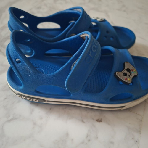Crocs J13 sandals like new, size 30-31, blue