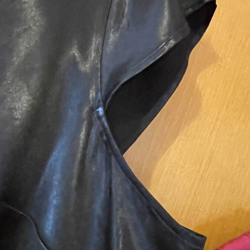 Marks & Spencer Plus Size Satin Texture Shirt 5XL like new, black