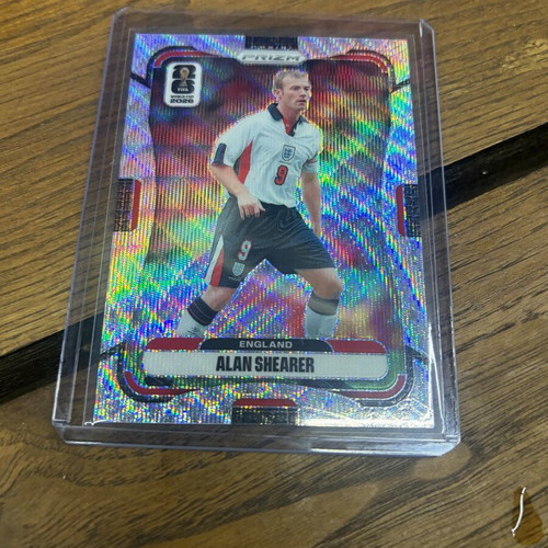 2026 Prizm FIFA World Cup Silver Wave Prizm #117 Alan Shearer card new