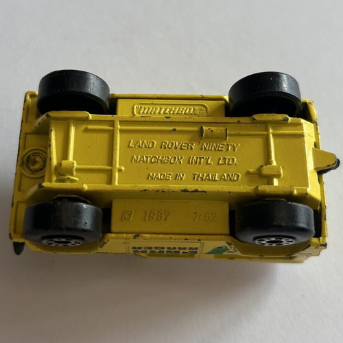 Matchbox Thailand 1987 Land Rover Ninety Park Ranger used
