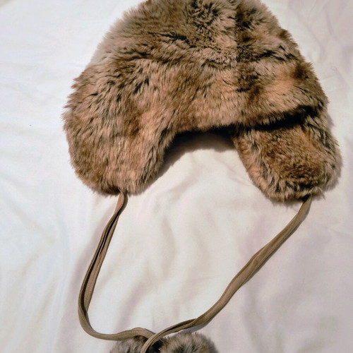 Fur hat with ears new