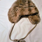 Fur hat with ears new