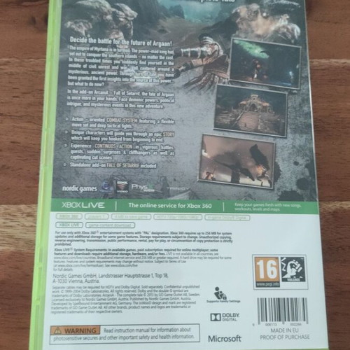 Arcania The Complete Tale Xbox 360 game like new English version