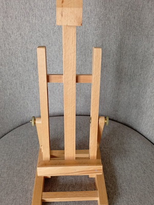 Wooden adjustable easel like new, height 50 cm