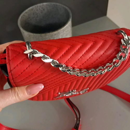 Karl Lagerfeld red crossbody bag brand new leather