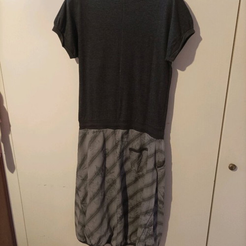 Attrattivo long spring dress, gray, size L