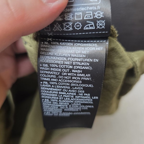 G-Star RAW T-shirt, men's size L, olive green