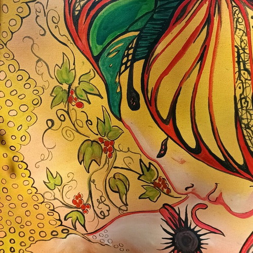 Acrylic painting on canvas 60x120 by Chr. Kalafati new