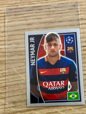 Αυτοκόλλητο Χαρτάκι Neymar Jr Barcelona UEFA Champions League Topps καινούργιο