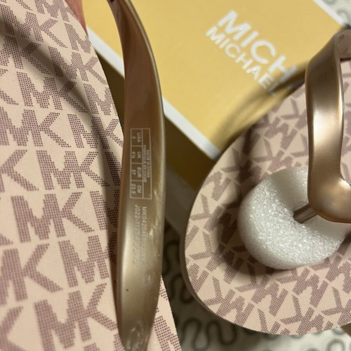 Michael Kors slippers brand new, sizes 36-37, beige and gold