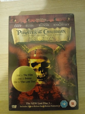 Pirates of the Caribbean The Curse of the Black Pearl The Lost Disc DVD