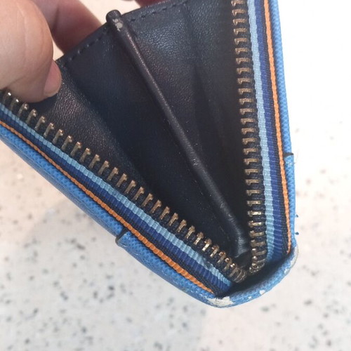 Accessorize blue wallet like new, 20x11cm