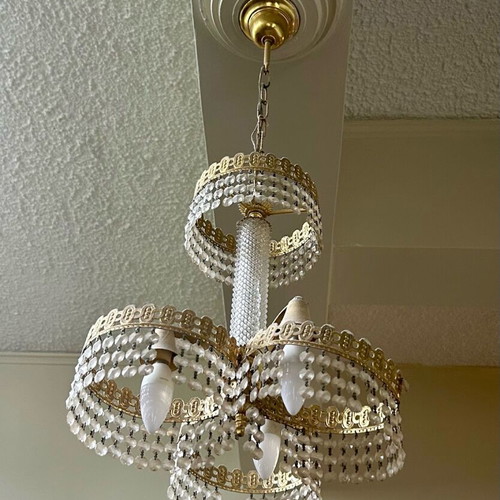 Chandelier used, height 38cm, width 35cm