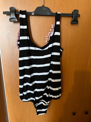 Bodysuit small with open back used, black