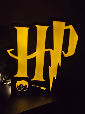 Lightbox Harry Potter 3D print new, USB powered