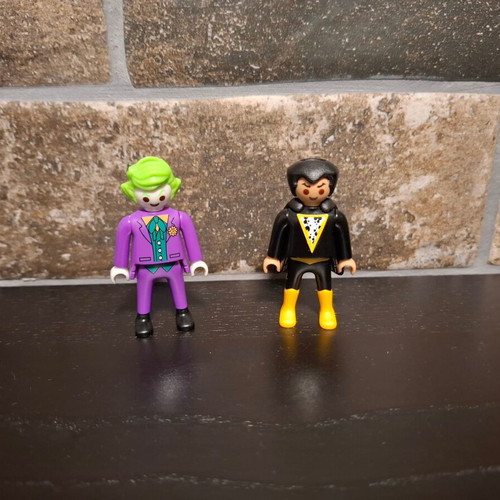 Joker & Black Adam Playmobil DC Heroes new in box