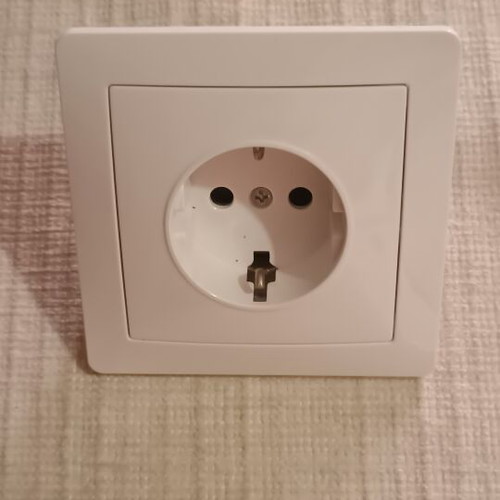 Schuko Wall Socket new, white