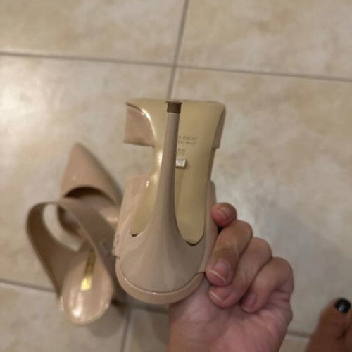 Mukes Nude Atos Lombardini mules like new, size 38, beige