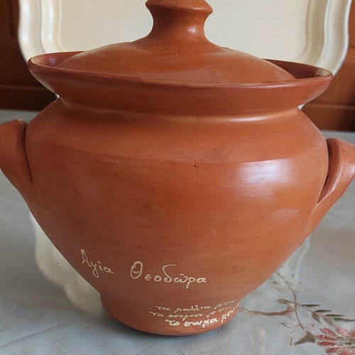 Clay pot from Agia Theodora like new