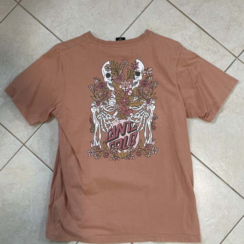 Santa Cruz T-shirt, size S, pink multicolor