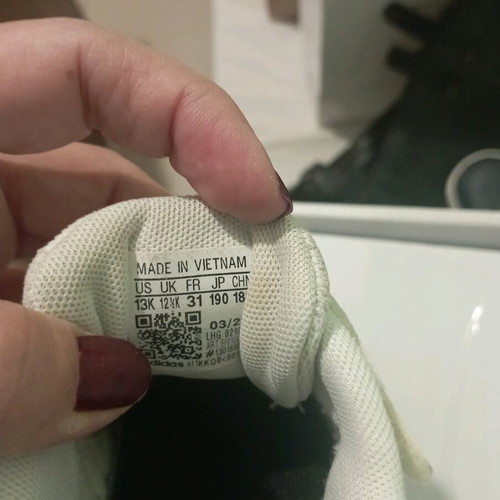 Adidas kids sports shoes used, size 31