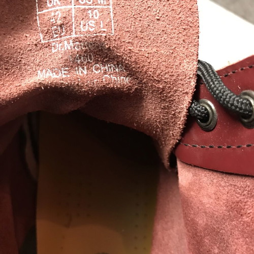 Dr. Martens boots size 43 used, brown and red
