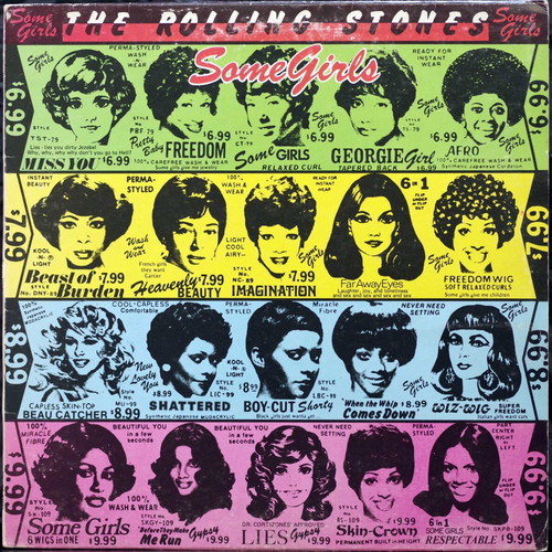 Rolling Stones Some Girls vinyl record used, rock