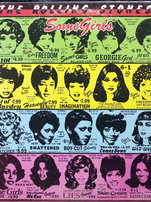Rolling Stones Some Girls vinyl record used, rock
