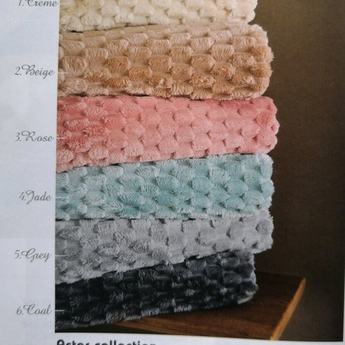 Waffle Jacquard Flannel Fleece Aster Blanket new, soft and fluffy