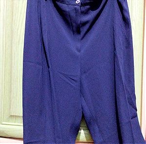 Μπλε σκούρο παντελόνι γυναικείο κρέπ, ν 64 cossinele ,δεν τσαλακωνει πολυ δροσερό, ανοιξιάτικο