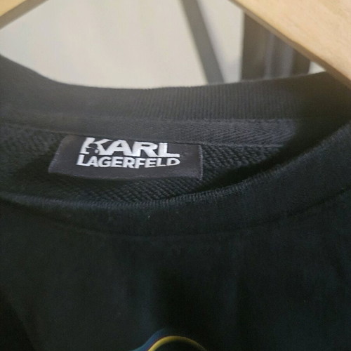 Karl Lagerfeld sweatshirt like new, black, size M
