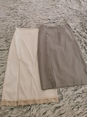 Lynne skirts midi pack of 2 like new, satin and elastic